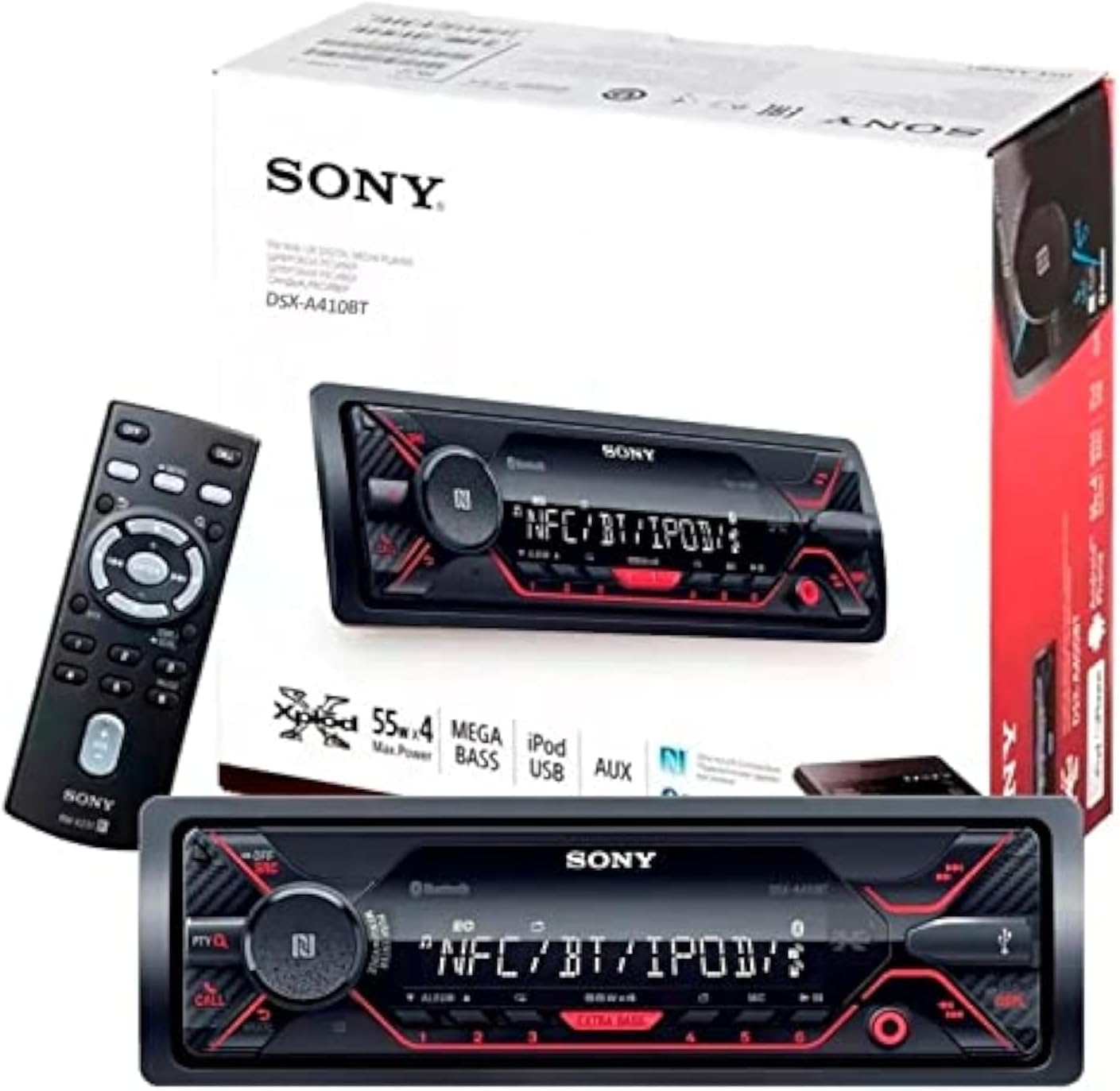 მანქანის მაგნიტოფონები SONY  DSX-A410BT