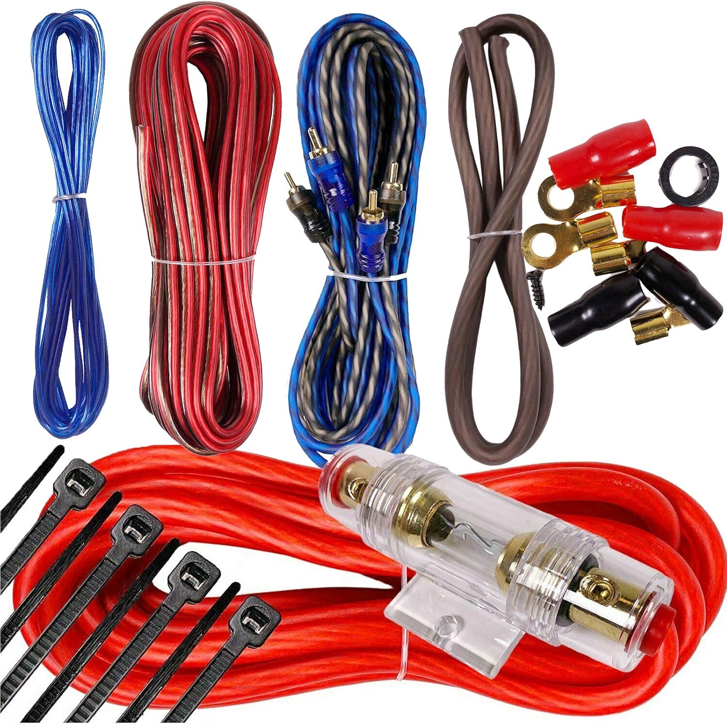 უსილიტელის სამონტაჟო კაბელი 8GA WIRE KIT RAYMOS