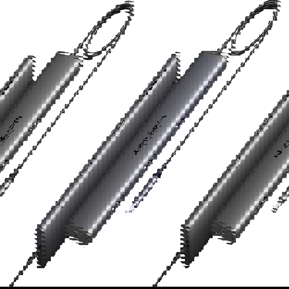 USB-C ჰაბი UGREEN CM639 15534 Pro 210 HDMI Type-C, USB-A, PD, RJ45, SD/Micro SD