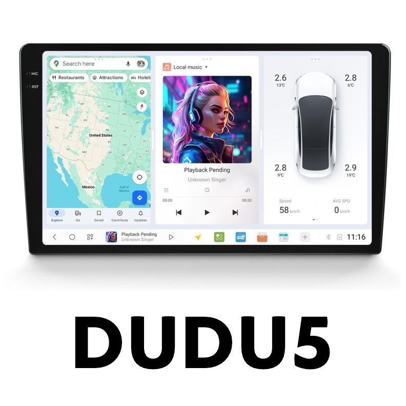მანქანის მაგნიტაფონი DUDU5 10.36 Inch Car Radio OS 3.7 Apple C